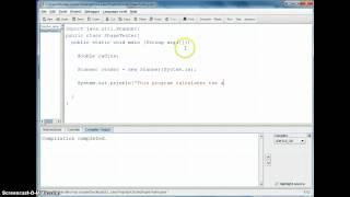 Java Shapes - Part 2 (Runner Class)