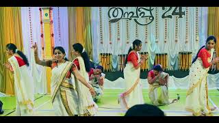 തുമ്പപ്പൂ 24  DANCE BY DHANYA SACHIN AND TEAM IN BRAY