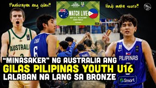 Australia LITERAL na KINAWAWA ang Gilas Pilipinas U16 | Makakalaban ang China para sa Bronze