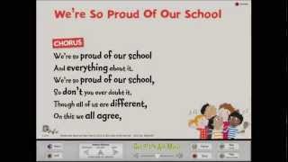 We're So Proud Of Our School [Sing Together] - Words on Screen™ Original