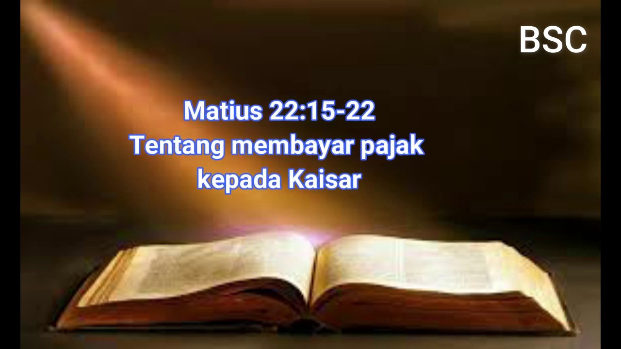 Alkitab Audio- Matius Pasal 22 - YouTube