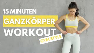 Ganzkörper Workout | Kurzhanteln optional | Abnehmen \u0026 Muskelaufbau | Tina Halder