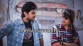 Nenu nuvvantu Sped up ||Orange songs  Ramcharan and Jenelia
