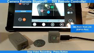 DIY Bluetooth Camera Remote Controller (M5Stack Atom Lite)