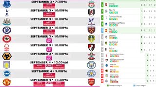 EPL Fixtures Today - Matchday 6 - Premier League Fixtures - EPL Fixtures 2022/23   @IFC2​