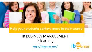 IB BUSINESS MANAGEMENT