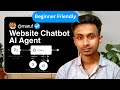 How to Create a Basic n8n Chatbot Agent & Connect It to a WordPress Website