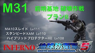 地球防衛軍５ INFERNO レンジャー M31 前哨基地 破壊作戦 プランB 攻略