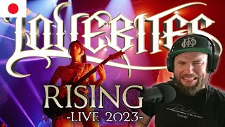 RAISE YOUR FISTS! | LOVEBITES / Rising [Official Live Video] | REACTION #lovebites #reaction #japan