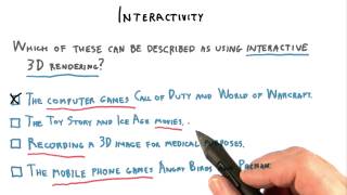 First Quiz - Interactive 3D Graphics