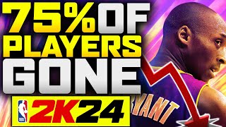 75% OF PLAYERS JUST LEFT NBA 2K24