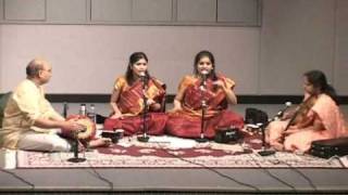 Chakravarthy Sisters - Jayati Jayati - Khamas - Tisra Nadai Adi - Mayooram Viswanatha Shastri