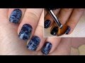 Paint Your NAILS With Multi Effect Fan Brush - DIY Easy STRIPED NAIL ART For Beginners #1