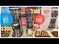 OXO Brew Conical Burr Coffee Grinder Comparison With Scale