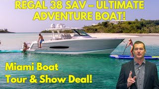 Miami Boat Tour - Regal 38 SAV Ultimate Sport Activity Vessel for Adventures 🌊⚓ YachtSpecsDirect.com