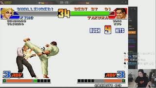 KOF98 🕹 역시 2D 격투게임은 장풍 (예측)반응 후 무적기로 돌파하는 맛