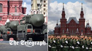 Russia Victory Day: Soldiers, tanks and ballistic missiles showcased in a scaled-back parade