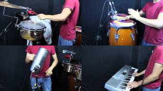 AMOR DE MIS AMORES  - TIMBAL CONGAS GÜIRA PIANO - COVER BY: PEPON CLASES DE PERCUSION