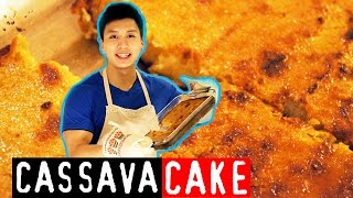 Sweet and Chewy Baked Cassava Cake Recipe