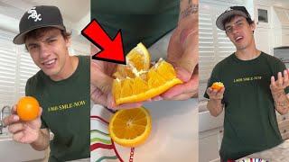 The best way to eat an orange.. 😍 - #Shorts