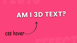Text Hover Effect for Beginner | Html & CSS Tutorial