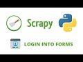 Python Scrapy Tutorial - 21 - Logging in with Scrapy FormRequest