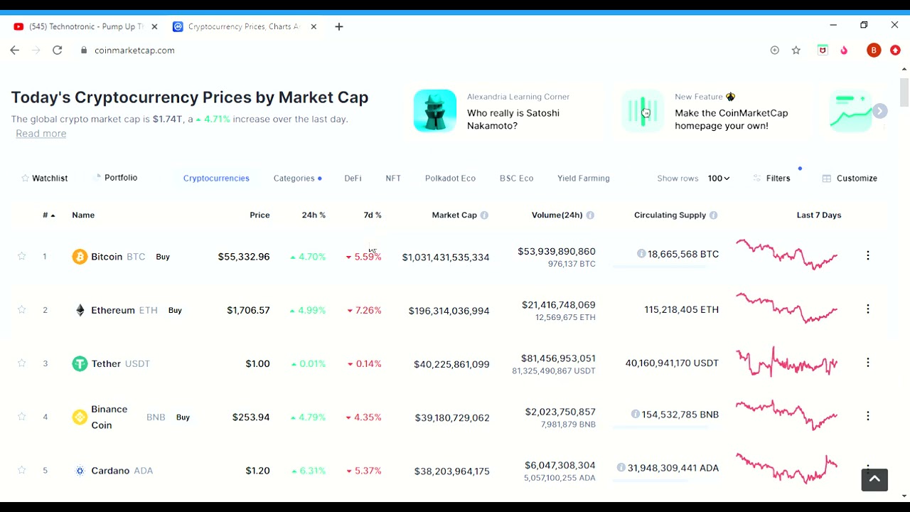 Coinmarketcap Tips For Beginners! Cryptocurrency Overview. How To Use ...