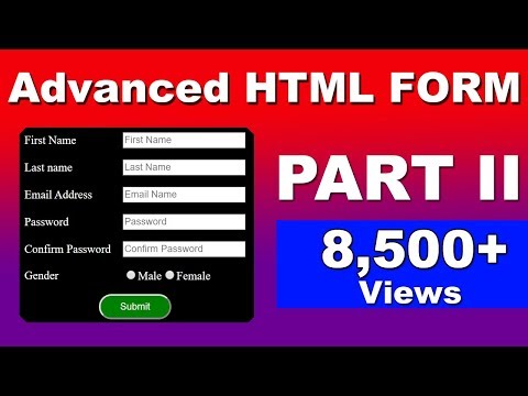 6. HTML Form How to make html form with table advanced HTML Form,html form templates,