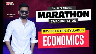 CA Foundation Economics | Micro Economics | Marathon | For Sept 24 By CA Harshad Jaju