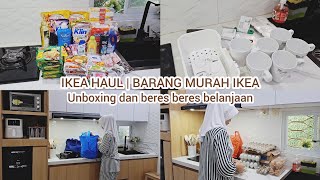 Full beres beres belanjaan | Beli barang murah di IKEA | Unboxing dan Masak 1 menu simple #ikeahaul