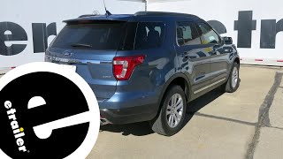 etrailer | How to Install the Draw-Tite Max-Frame Trailer Hitch Receiver on a 2018 Ford Explorer