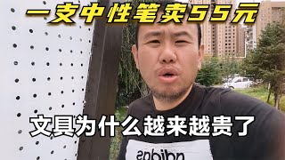 一支中性笔卖55元,文具为什么越来越贵了,是文具刺客来了吗？