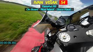 Ivan Višak Yamaha R6 On Board - Novi Marof staza -