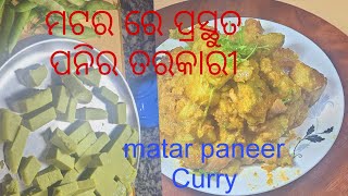 ଗ୍ରୀନ ମଟର ପନିର ତରକାରୀ ଏମିତି ଥରେ ବନାନ୍ତୁ; ରୁଟି ପିଠା ପରଠା ସବୁରେ ଭଲଲାଗିବ😍 | Green Matar Paneer Recipe