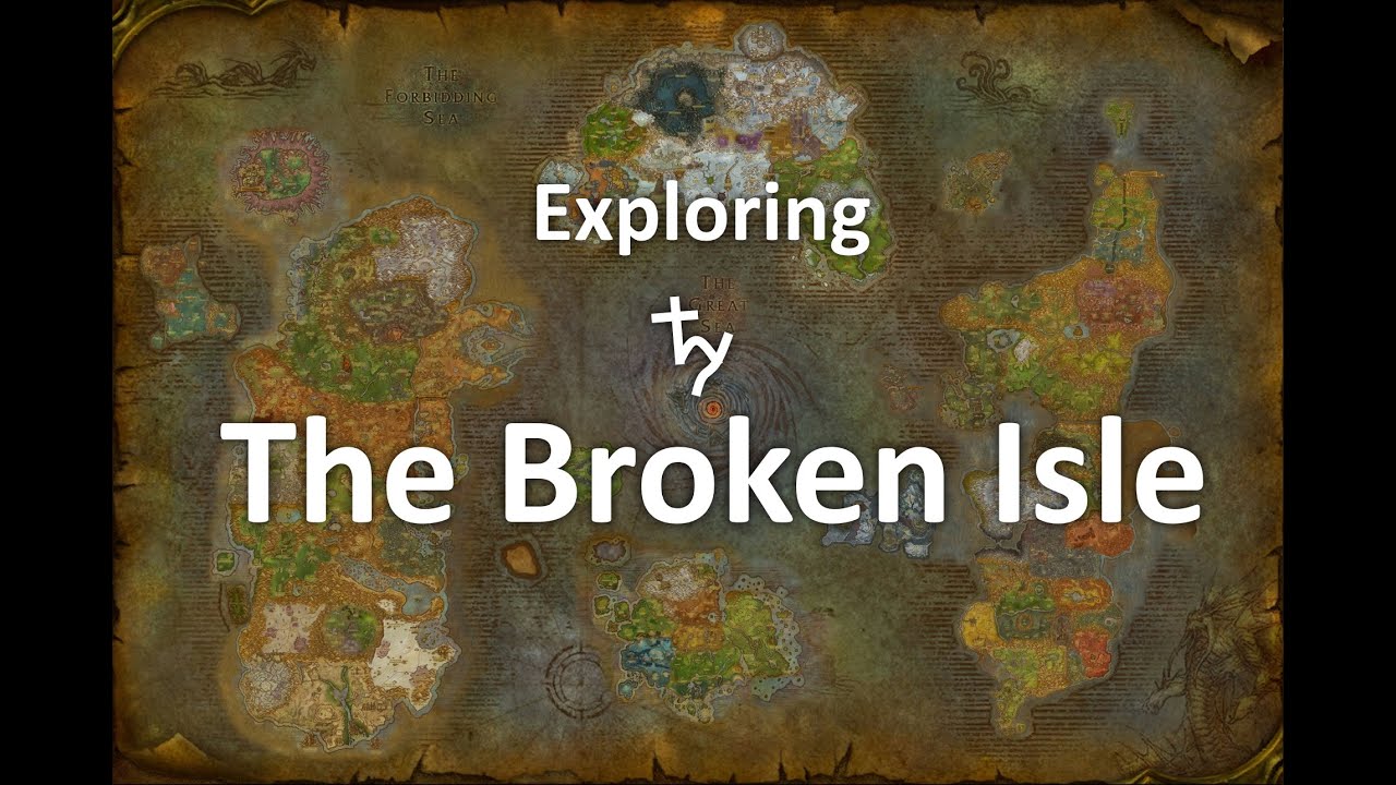 Broken Isles Wow Map Legion