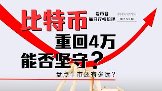 比特币重回4万能否坚守？#bitcoin #以太坊 #贝莱德 #灰度 #etf