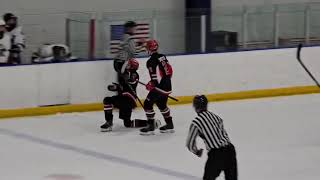 Cumberland Valley's Chase McGraw scores goal in CPIHL playoff game against Warwick