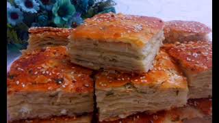 SADECE 3 BEZE İLE KAT KAT NEFİS KATMER BÖREK ( Katları Tek Tek Sayılan Peynirli Pratik Katmer Börek)