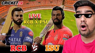 RCB Vs ISLAMABAD UNITED LIVE! Cricket 24 (Hardest Mode On)