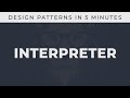 Interpreter - Design Patterns in 5 minutes