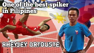 Sepak takraw | Rheyjey Ortouste highlights | One of the best spiker in Pilipines