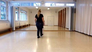 Line-Dance Kurs Anfänger: Electric Slide,1. Teil, Demo & Schritterklärung  (deutsch)