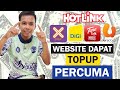 Cara Dapat Top Up Free Melalui Website Sahaja