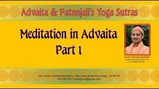 10   Swami Sarvapriyananda   Meditation in Advaita Part 1