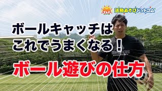 ボールキャッチのコツがここに！ボールキャッチの運動遊び