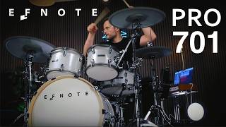 ROCKING the Efnote PRO 701 electronic drum kit at Spytunes Studio