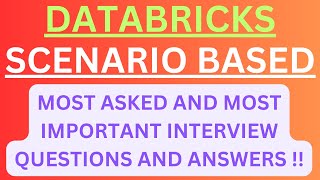 Top Interview Q A For Databricks Scenario Based Approach Synthmind Top Interview Q A For Databricks Scenario Based Approach Synthmind