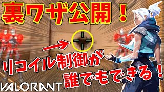 【初心者必見】誰でも簡単にリコイル制御ができる裏技公開！【VALORANT/ヴァロラント】