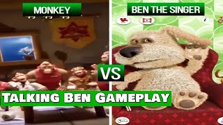 Who is Best? Chinese Monkey VS Ben The Singer - Talking Ben Gameplay