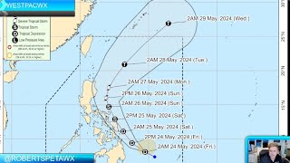 Tropical Depression Aghon nearing landfall in the Philippines, could become a typhoon this weekend